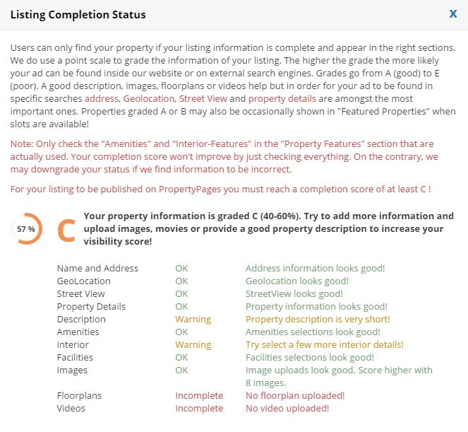 Guide to Increase Ranking within PropertyPages